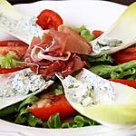 recette Salade endive à la crème de roquefort