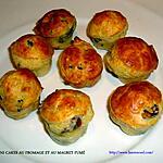 recette MINI CAKES AU FROMAGE ET AU MAGRET FUMÉ