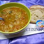 recette Soupe de courgettes. tomates. au micro-ondes.