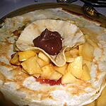 recette CREPE AUX POMMES POELEE SIROP D ERABLE