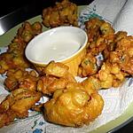 recette Beignets de courgettes et curry