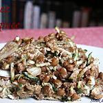 recette "steak" de lentilles
