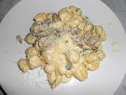 gnocchi crème champignons 430