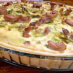 recette Tarte aux poireaux, ricotta et émincé de poulet grillé