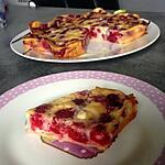 recette Clafoutis framboise et chocolat blanc