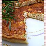 recette Tarte crabe/surimi