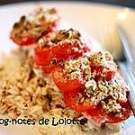 recette Saumon aux tomates en croûte de parmesan