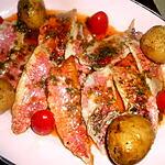 recette Filets de rouget beurre au basilic