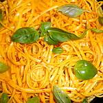 recette Linguines au safran et basilic