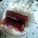 recette Yakitori de boeuf au fromage ( japonais )