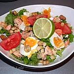 recette Salade au saumon croustillant