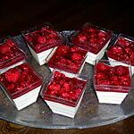 recette panna cotta aux framboises