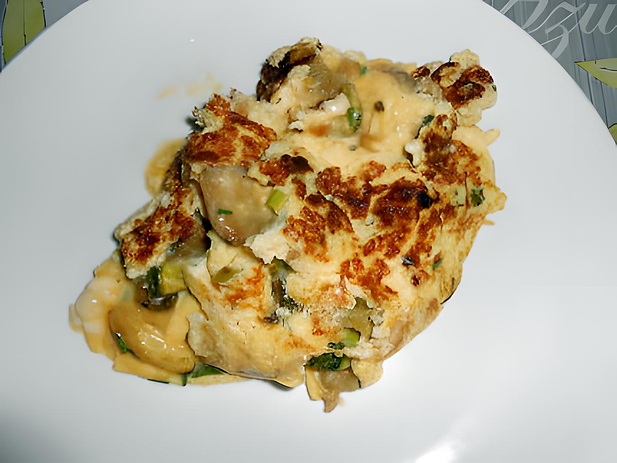 Omelette aux courgettes 430