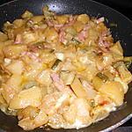 recette POMMES DE TERRE COURGETTES EN TARTIFLETTE DE CAMEMBERT