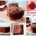recette Brownies chocolat – framboises