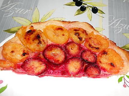 tarte aux prunes bicolore 430