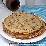 recette Crêpes sans oeufs et sans repos