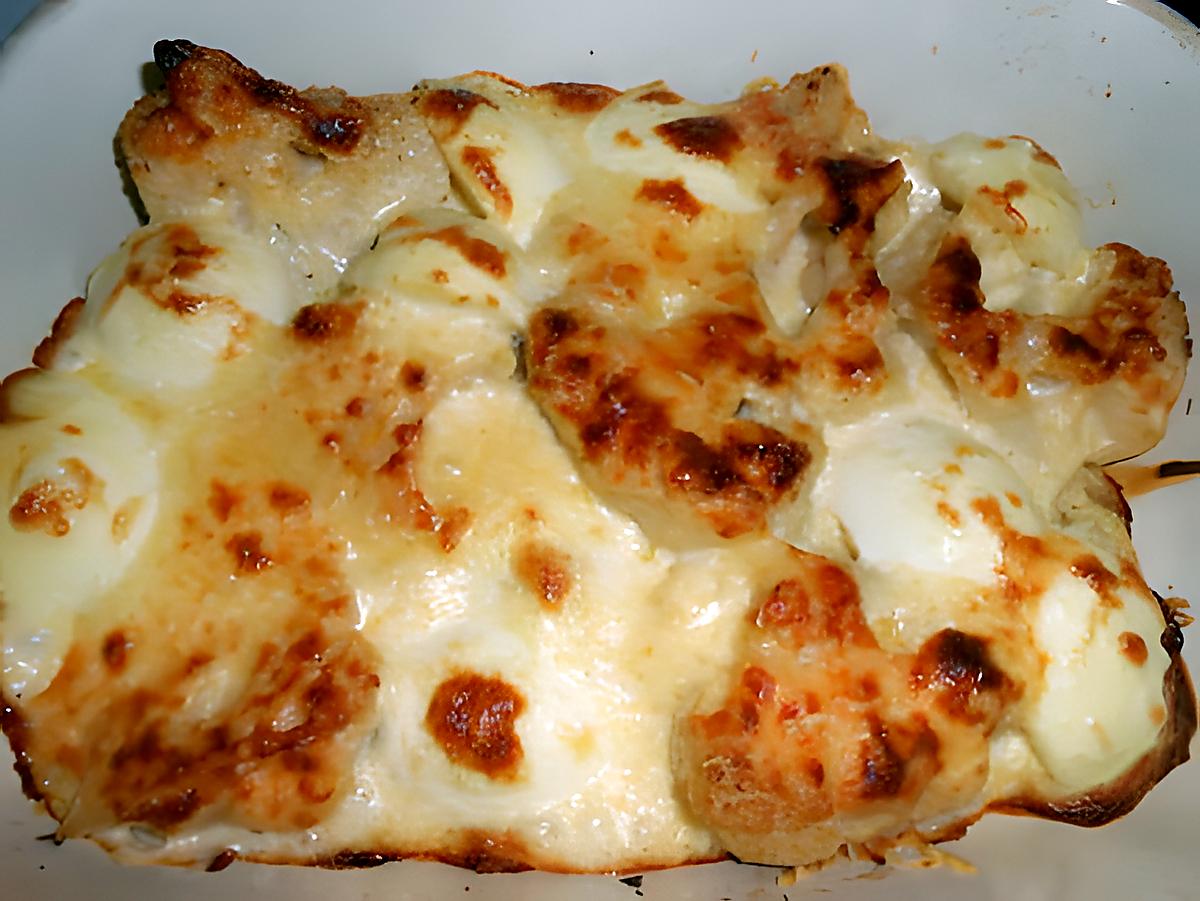 Chou fleur et oeufs durs gratinés 430