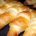 recette Croissants Feuilletés au Fromage