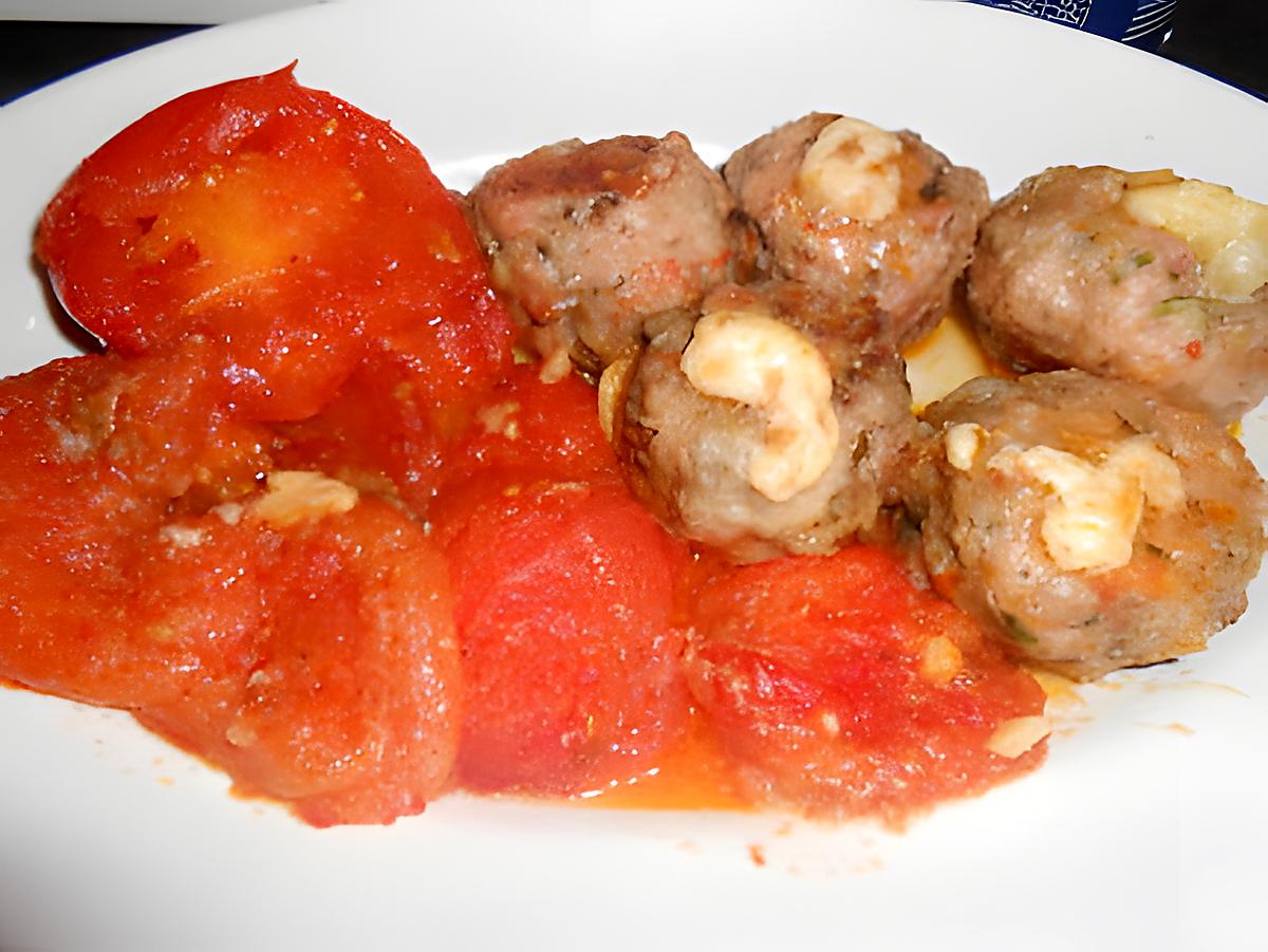 Boulettes de viande farcies au fromage 430