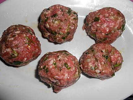 Boulettes de viande farcies au fromage 430