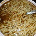recette Consommé de boeuf aux capellini