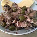 recette Blanquette de thon aux olives