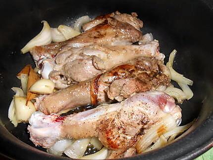 Manchons de canard au jus flageolets et haricots verts 430