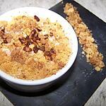 recette Crumble Express aux Pommes
