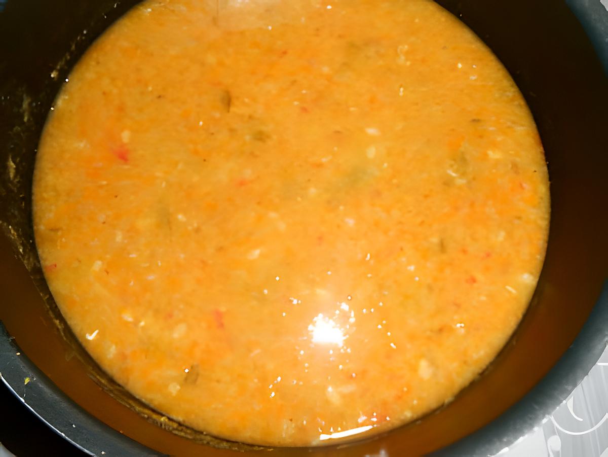 Reste de purée de pois cassés en soupe 430