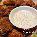 recette ~Pépites de poulet croustillantes et sa sauce moutarde au miel~