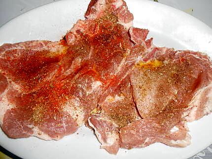 Côtes de porc grillées aux épices 430