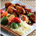 recette ~Poulet Général Tao sans friteuse~