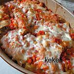 recette Cannellonis farcis aux légumes