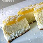 recette Cheesecake noix de coco et mangue anisée