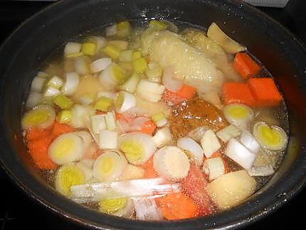 Petite soupe (avec le reste des légumes de la potée) 430