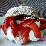 recette TROP CHOUX !!!!! MES CHOUX CHANTILLY A LA ROSE ET AUX FRAISES