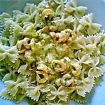 recette CREVETTES-CURRY AUX FARFALLES