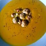 recette Soupe de potimarron aux éclats de châtaignes