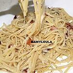 recette Linguines au lard fumé et sel de Guérande aux herbes