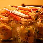 recette Salade Langoustine-avocat-pamplemousse
