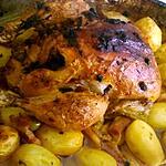 recette Poulet rôti olive citron