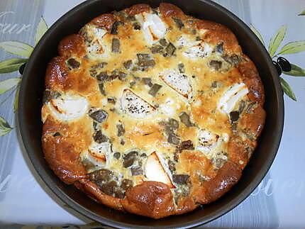 Clafoutis aubergine et chèvre 430