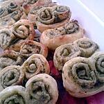 recette palmier au pesto