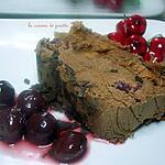 recette marquise croustillante choco griottes