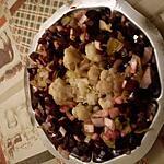 recette salade d'automne endive betterave choux fleur