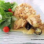 recette Escalope de poulet au cari