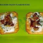 recette CRACKERS FAÇON FLAMENKUCHE