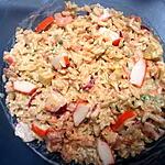 recette salade de riz au surimi