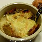 recette Soupe gratinée à l'oignon et au Munster
